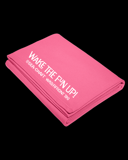 Sea-Craft Embroidered Sweatshirt Blanket