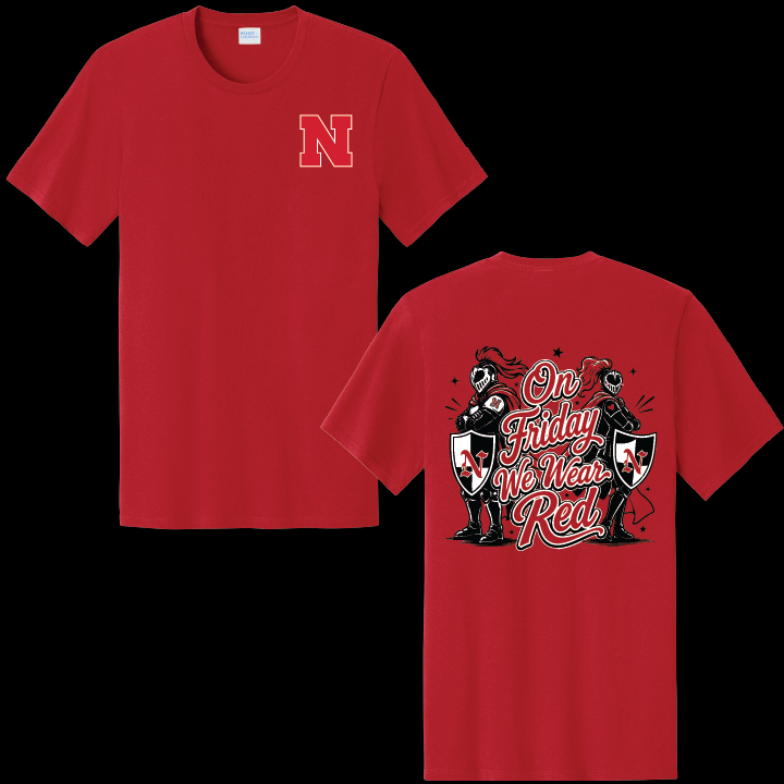 NFMHS ON FRIDAY WE WEAR RED