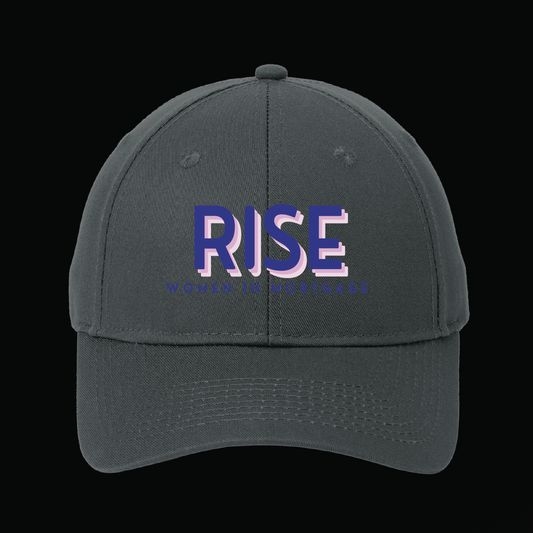 RISE - Embroidered Six-Panel Twill Cap