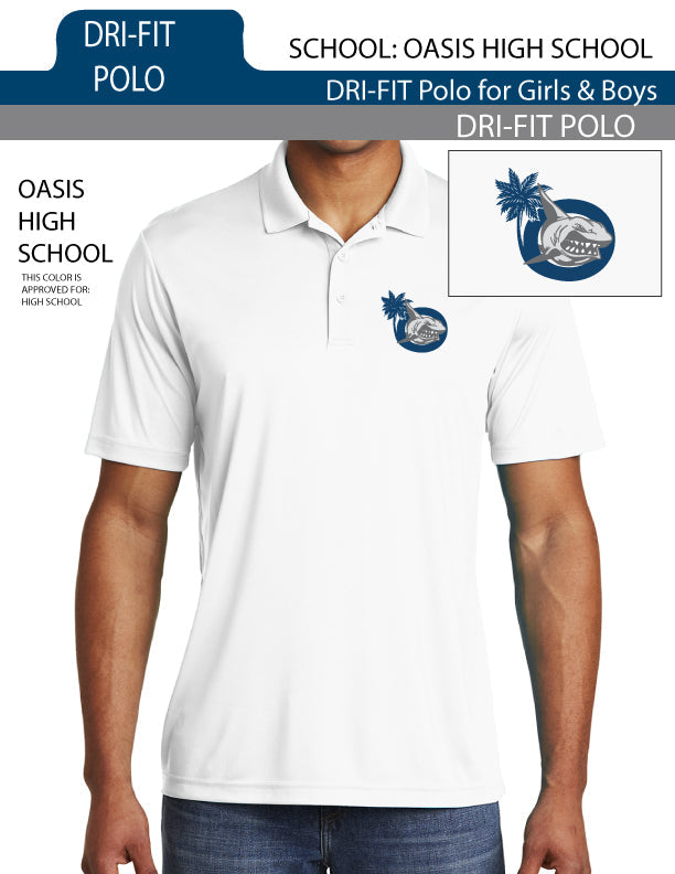 Oasis High School - Dri-fit Polo