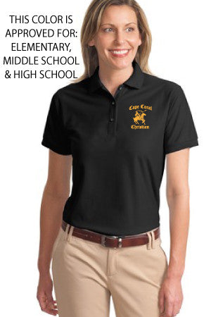 Cape Christian Ladies Embroidered Knit Polo
