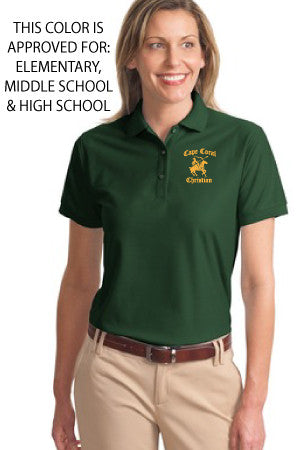 Cape Christian Ladies Embroidered Knit Polo
