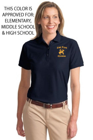 Cape Christian Ladies Embroidered Knit Polo