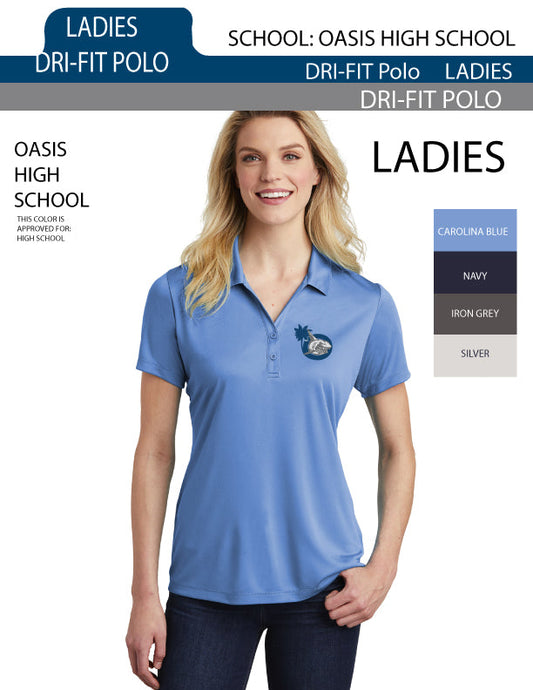 Oasis High SchoolLadies Dri fit Polo