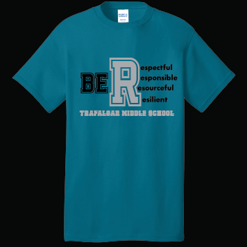 Trafalger Middle School "BE" Spirit Shirt