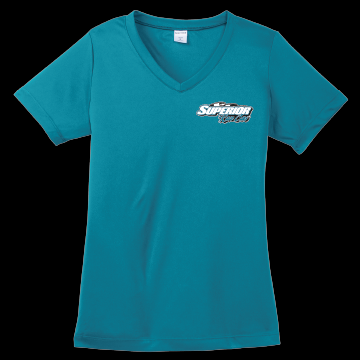 Superior Race Cars Ladies Performance Competitor V-Neck Tee