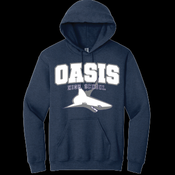 Oasis High School Hooded Sweatshirt - Screenprinted