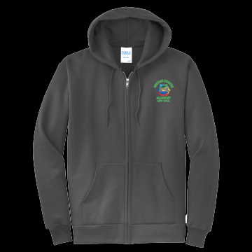 Heritage Charter Academy Adult Zip Up Hooded Sweatshirt