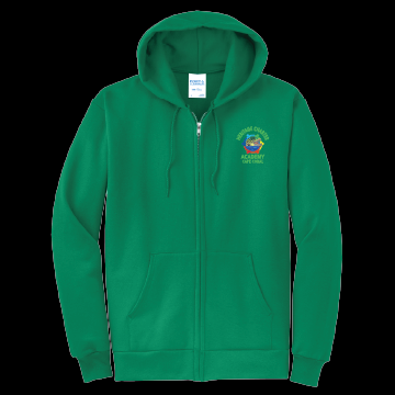 Heritage Charter Academy Youth Zip Up Hooded Sweatshirt