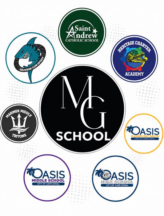 CUSTOMER SUPPLIED FOR LEFT CHEST EMBROIDERY @ SCHOOL RATE