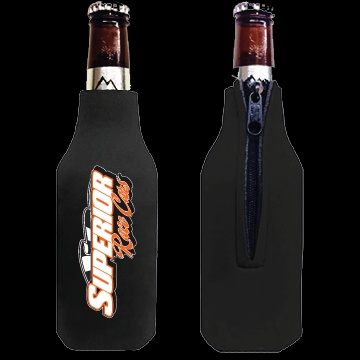 Superior Race Cars Zipper Bottle Koozie