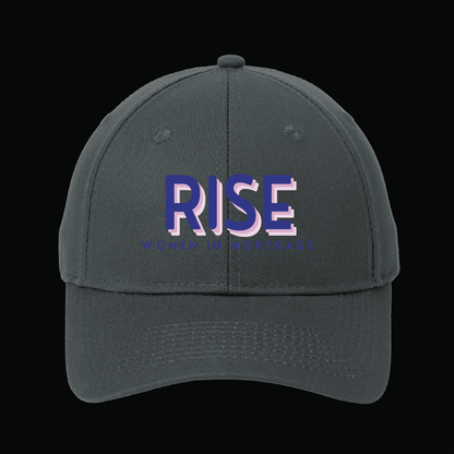 RISE - Embroidered Six-Panel Twill Cap