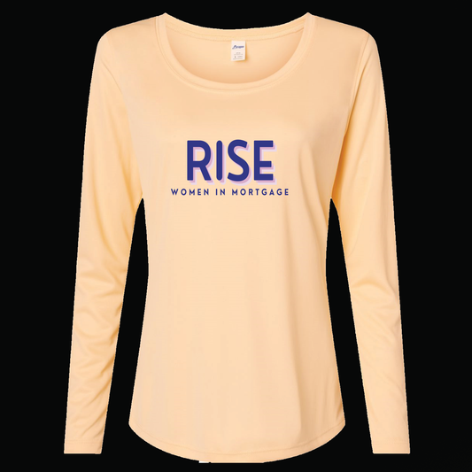 RISE - Long Sleeve Performance Scoop Neck Tee