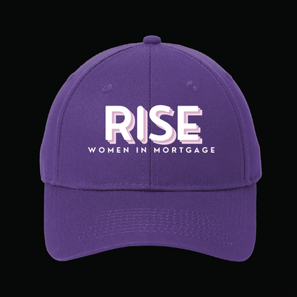RISE - Embroidered Six-Panel Twill Cap