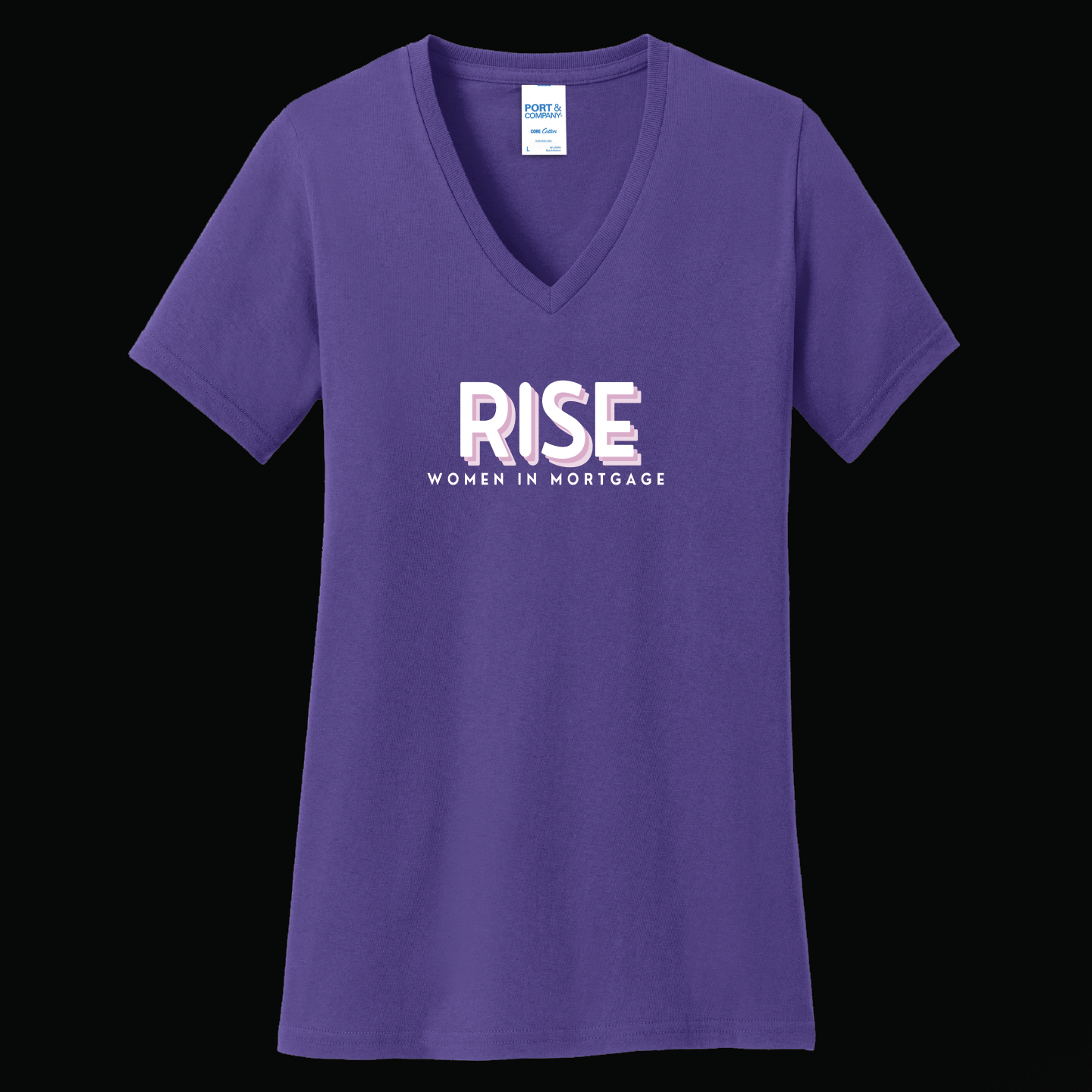 RISE - Cotton V-Neck Tee