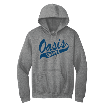 Oasis High School Hooded Sweatshirt - Screenprinted