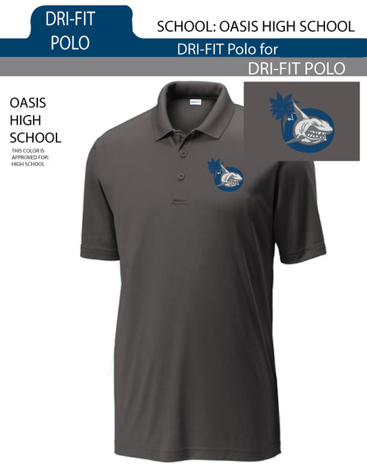 Oasis High School - Dri-fit Polo