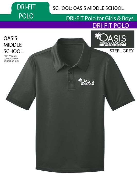 Oasis Middle School - Dri-fit Polo