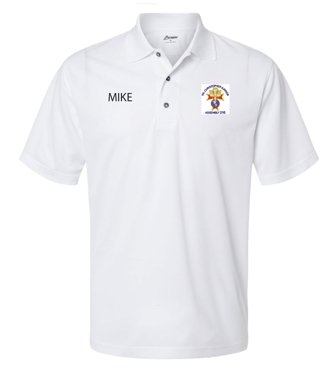 Fr. Christopher Gaynor Custom Embroidered Polo Shirt