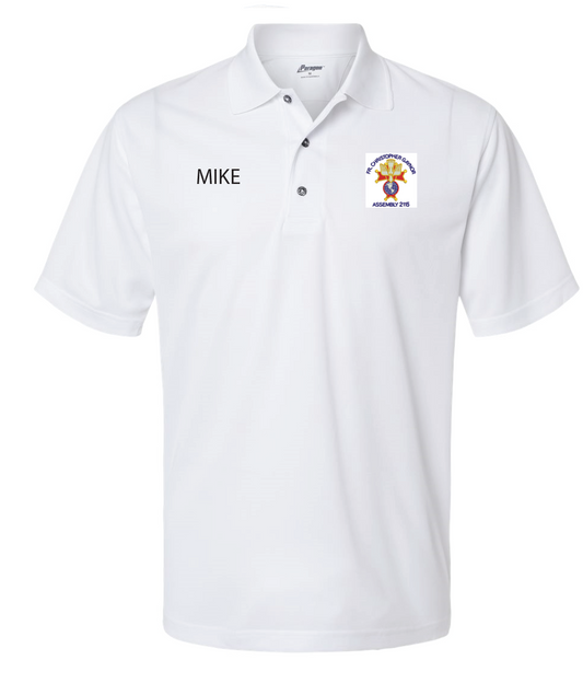 Fr. Christopher Gaynor Custom Embroidered Polo Shirt