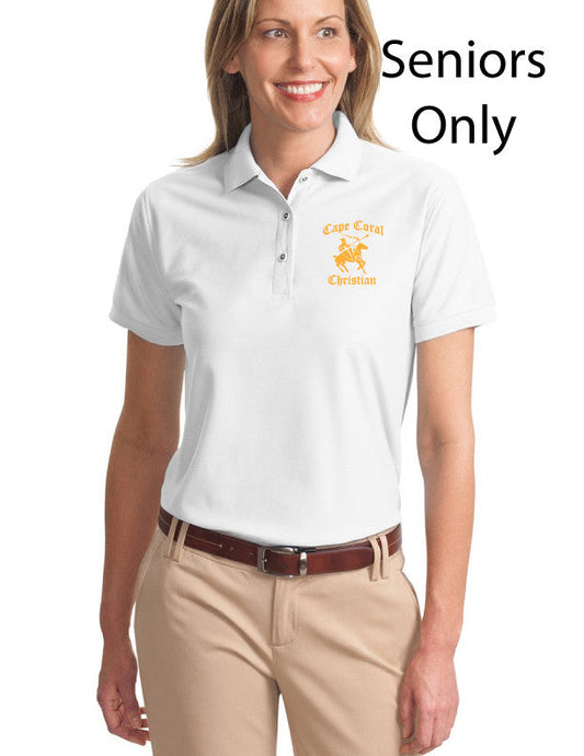 Cape Christian Ladies Embroidered Knit Polo