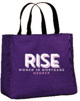 RISE - Embroidered Tote Bag