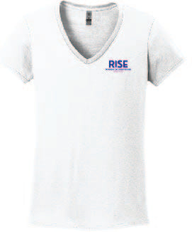 RISE - V-Neck with left chest logo