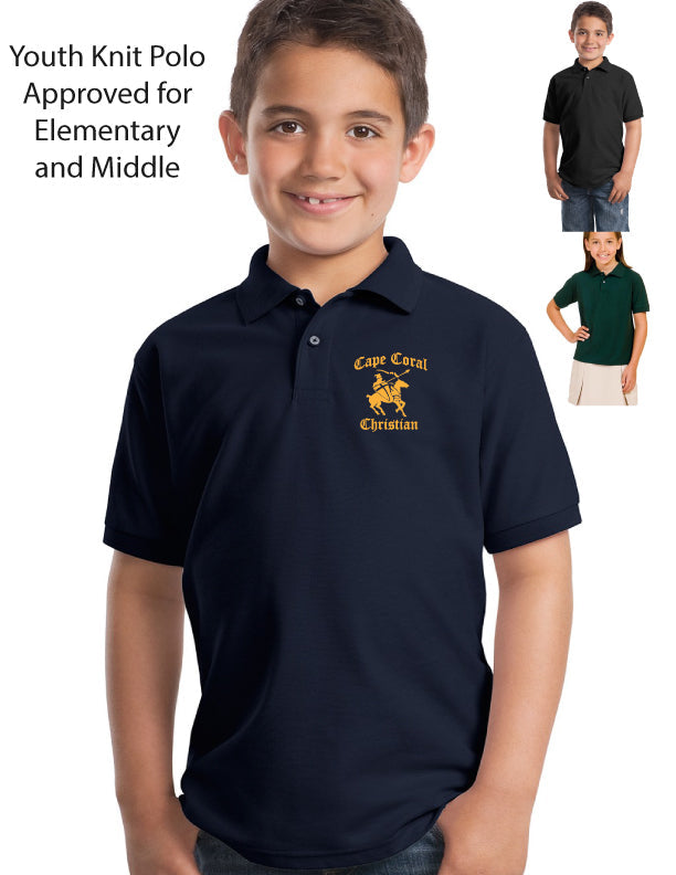 Cape Christian YOUTH Dri-Fit Embroidered Polo