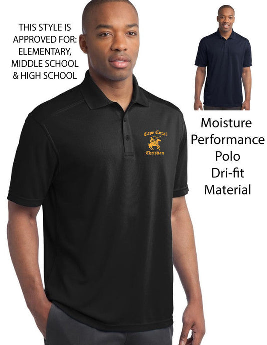 Cape Christian School Mens Dri-fit Polo